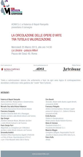 La circolazione delle opere d'arte tra tutela e valorizzazione